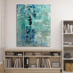 3d textured abstract flower large oil painting for living room home hotel cafe modern Wall art Decoration