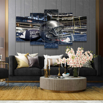 Wholesale picture custom print wall Dallas Cowboys sports art printed canvas painting set for living home