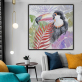 Fashion Modern Abstract Animals Printed bird Poster Oil Painting On Canvas Picture Wall Art for Living Room Home Decor