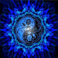 Оптовая продажа на заказ Blue Mandara AB Круглые хрустальные стразы Алмазная картина 5D полная дрель Картина бриллианта для взрослых