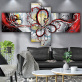 Wholesale 4Panel wall art custom picture abstract canvas print living room wall decoration hanging painting