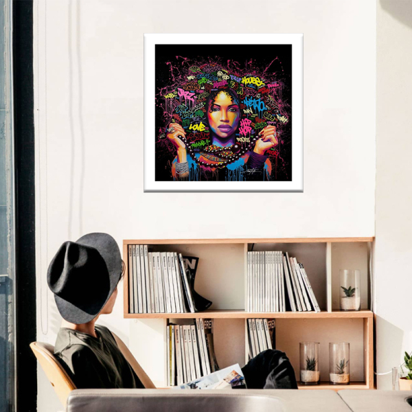 Custom order wholesale wall decor canvas painting, frameless africa art home art prints painting