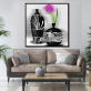 Canvas Flowers Painting Canvas Wall Flowers Blooming Colorful Flowers Adult Art Painting With Frame Home Painting Decoration Oil