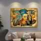 New style the Egyptian lady art printed canvas painting, hot sale home decoration art painting