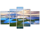 Modern five printed landscape painting living room sofa background canvas decoration painting