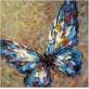 Venta al por mayor, accesorios para el hogar de animales de mariposa personalizados, lienzo enmarcado, pintura al óleo hecha a mano para decoración del hogar