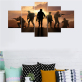 Top fashion art of war theme 3d painting digital printing canvas printing custom painting