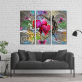 Lovers Focus On Love Modern 3 Frameless Interior Wall Art Home Decoration Oil Painting