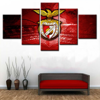 Eagles Stadium Sports Spirit United for a National Emblem Famous Portuguese Basketball Team Benfica Home Decorative Painting Oil