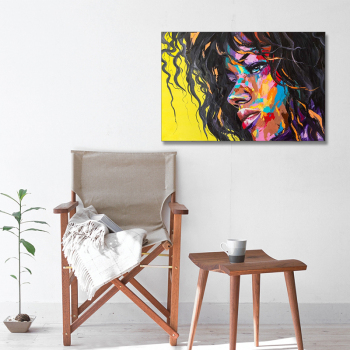 Factory Wholesale Portrait Printed Frameless Wall Decor Abstract Canvas Painting Artwork Hot Sale famous paintings