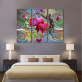 Lovers Focus On Love Modern 3 Frameless Interior Wall Art Home Decoration Oil Painting