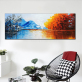 Best selling horizontal version of the world of ice and fire theme handmade oil painting custom handmade oil wall painting