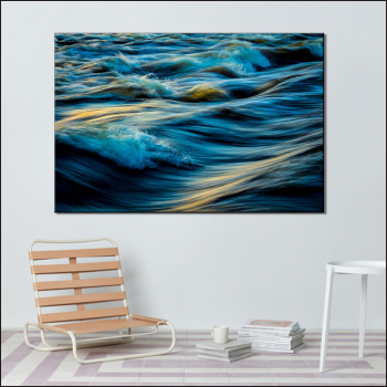 Realist Sea Wave Art Oil Painting On Canvas Wall Art Frameless Picture Decoration For Live Room Home Decor Gift