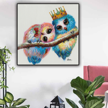 Handmade high quality custom hand made abstract animal canvas oil painting