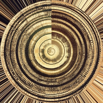 Украшение дома круговой вихревой хаотический металлический цветной постер гостиная настенная художественная струйная масляная живопись на холсте