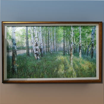 Wholesale Custom 3D UV Printing Simulation Famous Oil Paintings Wall Art 3D Canvas Printing embossed prints for home decor
