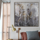 Handmade Oil Paintings 3D Grey elephant Abstract Panting Animal Canvas Wall Art For Home Decor