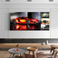 Home decor the red running car picture painting, OEM design high quality canvas wall painting