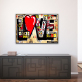 Modern art home Love letter decorative printing canvas painting art decor painting