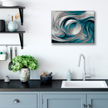 Artwork oil abstract painting hotel decor for wall, frameless canvas custom painting, painting printed canvas