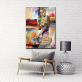 China Factory Wholesale Africa hot naked women portrait picture frameless printed canvas wall decorative paintings