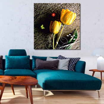 Printing Painting Canvas Flower 230g canvas Wall Art Printing Wall Art Modern Customized Painting Picture HD Canvas Flower Wall