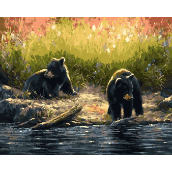 Digital oil painting manual color filling diy production can be customized printing logo, a large number of excellent,