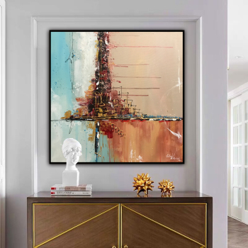handmade oil painting  Abstract nameless Thick texture home decor  Wall Decoration