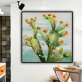 Handpainted Abstract Knife Flowers Oil Painting On Canvas Painting Wall Art Handmade Paintings Large Salon Decoration Unframed