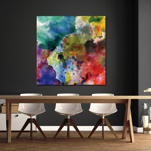 high quality hotel artwork modern stretched canvas print wall art colorful abstract oil painting