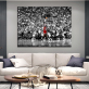 Abstract Art Painting Michael Jordan Poster Fly Dunk Basketball Wall Pictures for Living Room Decoration Bedroom Sport Canvas