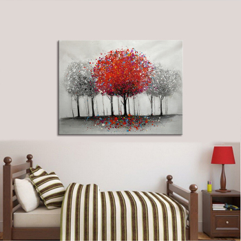 100% planta árbol textura hecha a mano pintura al óleo arte abstracto pared cuadros para sala de estar hogar Oficina Decoración