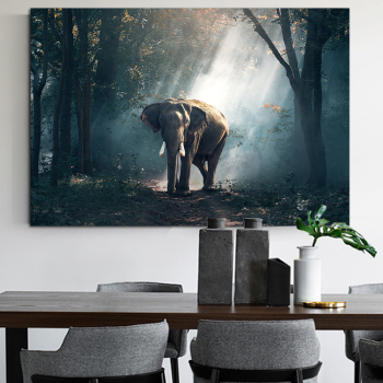 New products first impressionist paintings accessories, prints canvas custom elephant animal abstract art painting