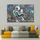 2018 New Design Graffiti Space People Wall Art Painting Modern Home Decor Artwork Painting For Living Room Decor