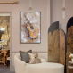 Factory sale excellent quality violoncello art painting, handmade modern oil painting on canvas