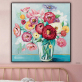 Handmade Oil Painting Canvas Abstract Oil Painting Modern Canvas Wall Art Living Room Decorative Flower Rose Painting