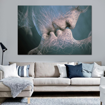 wall decor Wall art Modern High Definition Art Painting Home Decoration Painting Kissing Hot Sales kids decor