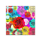 Hot sale OEM oil painting color rose picture home hotel decoration printing canvas oil painting