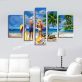 Best selling canvas printing custom painting beach men women digital printing painting