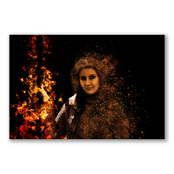 New stretched wall decorative painting, woman portrait art oil printing frameless canvas painting