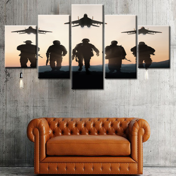 Super quality designs digital canvas painting war theme home wall decor