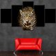 canvas paintings unframed Abstract printed painting of world map for wall art decoration
