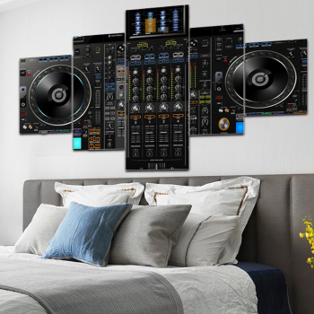 Metal Machine Wall Art 5 Canvas Combination Painting Home Decoration Oil Painting Metal Machine Wall Art 5 Canvas Combination Painting Home Decoration Oil Painting