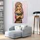 Colorful art custom OEM painting home hotel decoration printing canvas oil painting
