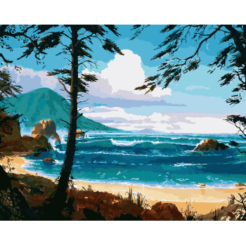 Digital oil painting manual color filling diy production can be customized printing logo, a large number of excellent,