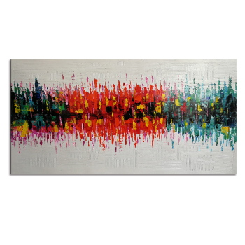 handmade oil  painting Thick texture meditation for home decorate