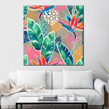 Nordic Art Print  Watercolor Cactus Canvas Painting Poster  Wall Art Pictures For Living Room Home Decor No Frame