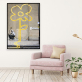 Customized design OEM minimalist style wall decoration printed canvas oil painting