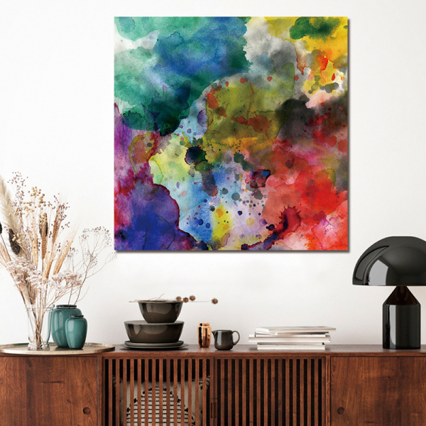 high quality hotel artwork modern stretched canvas print wall art colorful abstract oil painting