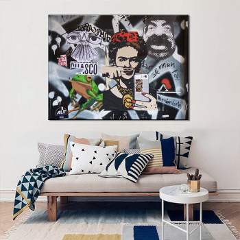 New Design Portrait Street Graffiti Wall Art Canvas Painting Nordic Posters And Prints Canvas Art Wall Pictures Kids Room Decor